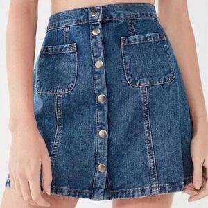 BDG by Urban Outfitters denim mini skirt